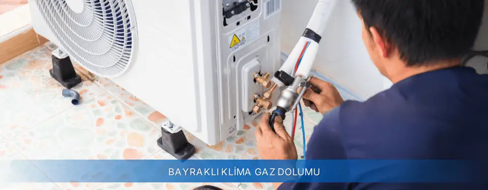 Bayraklı İlçemi York Klima Gaz Dolumu